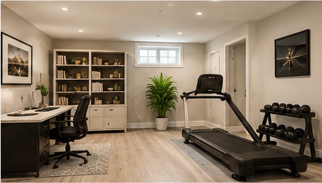 Home Office, Gym & Guest Space